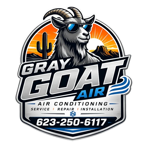 Gray GOAT Air Conditioning logo